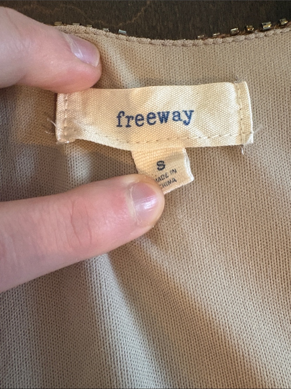 Freeway Beaded Tie Waist Dress - Picture 3 of 6